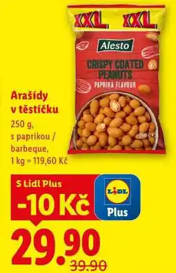 Lidl Arašídy v těstíčku, 250 g nabídka