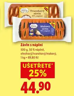 Lidl Závin s náplní, 500 g nabídka