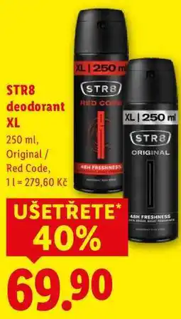 Lidl STR8 deodorant XL, 250 ml nabídka