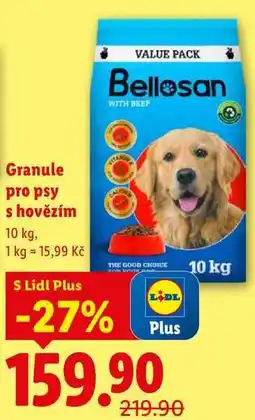 Lidl Granule pro psy s hovězím, 10 kg nabídka