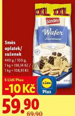 Lidl Směs oplatek/sušenek, 440 g/550 g nabídka