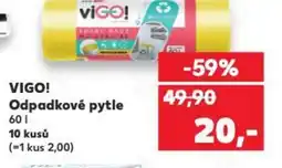 Kaufland VIGO! Odpadkové pytle nabídka
