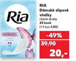 Kaufland RIA Dámské slipové vložky nabídka