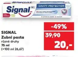 Kaufland SIGNAL Zubní pasta nabídka
