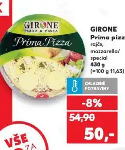 Kaufland GIRONE Prima pizza rajče, mozzarella/ special nabídka