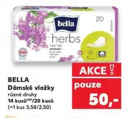 Kaufland BELLA Dámské vložky nabídka
