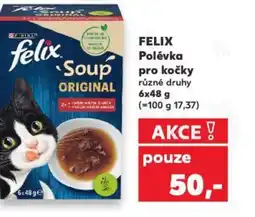 Kaufland FELIX Polévka pro kočky nabídka