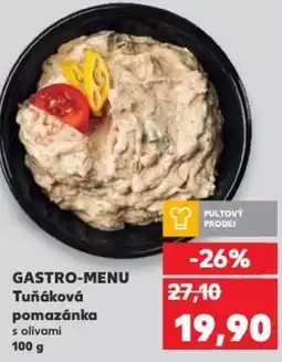 Kaufland GASTRO-MENU Tuňáková pomazánka nabídka