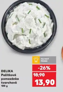 Kaufland DELIKA Pažitková pomazánka tvarohová nabídka