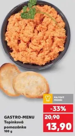 Kaufland GASTRO-MENU Topinková pomazánka nabídka