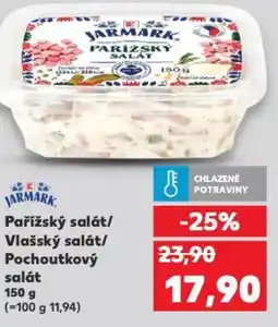 Kaufland Pařížský salát/ Vlašský salát/ Pochoutkový salát nabídka