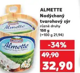 Kaufland ALMETTE Nadýchaný tvarohový sýr nabídka