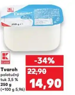 Kaufland Tvaroh polotučný nabídka