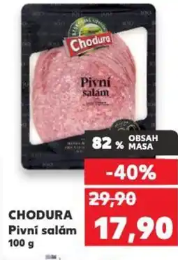 Kaufland CHODURA Pivní salám nabídka