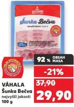 Kaufland VÁHALA Šunka Bečva nabídka