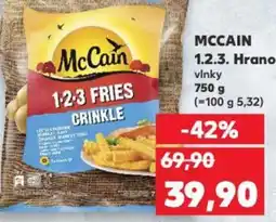 Kaufland MCCAIN 1.2.3. Hranolky nabídka