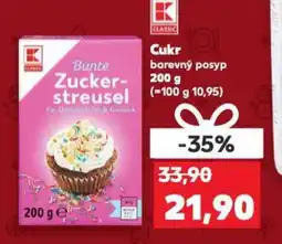 Kaufland Cukr barevný posyp nabídka