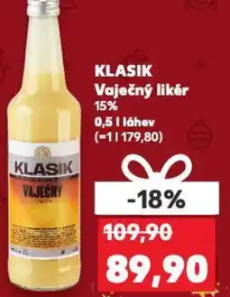 Kaufland KLASIK Vaječný likér 15% nabídka