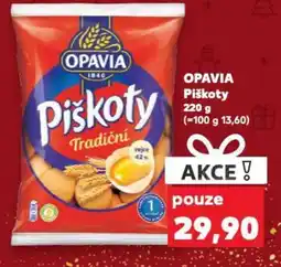 Kaufland OPAVIA Piškoty nabídka
