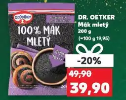 Kaufland DR. OETKER Mák mletý nabídka