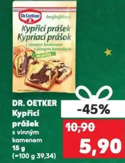 Kaufland DR. OETKER Kypřicí prášek nabídka