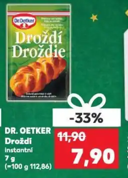 Kaufland DR. OETKER Droždí instantní nabídka