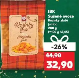 Kaufland IBK Sušené ovoce nabídka