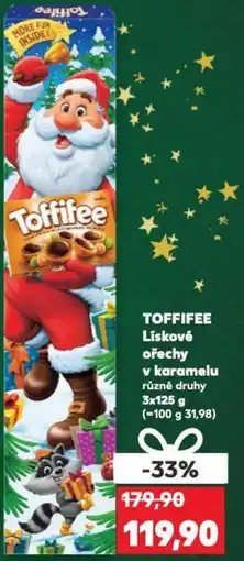 Kaufland TOFFIFEE Liskové ořechy v karamelu nabídka