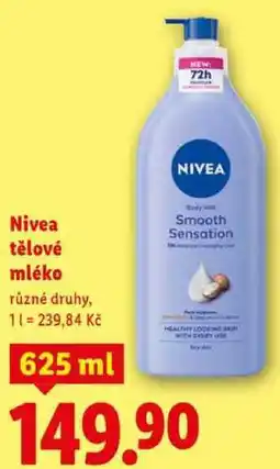 Lidl Nivea tělové mléko, 625 ml nabídka