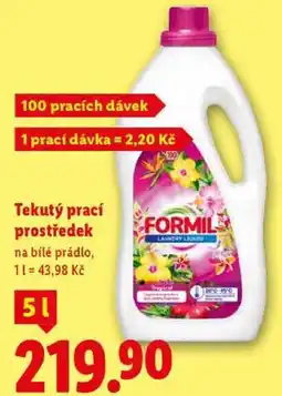 Lidl Tekutý prací prostředek, 5 l/100 PD nabídka