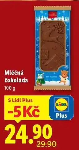 Lidl Mléčná čokoláda, 100 g nabídka