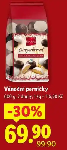 Lidl Vánoční perníčky, 600 g nabídka