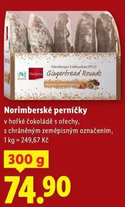 Lidl Norimberské perníčky, 300 g nabídka