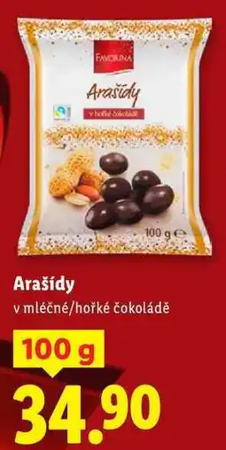 Lidl Arašídy, 100 g nabídka