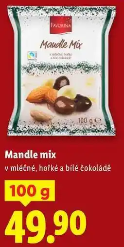 Lidl Mandle mix, 100 g nabídka