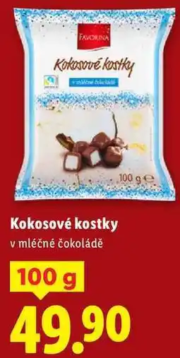 Lidl Kokosové kostky, 100 g nabídka