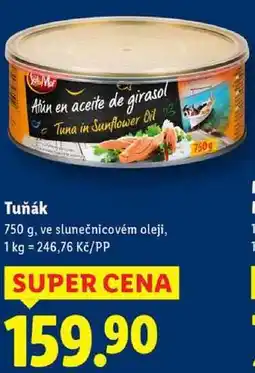 Lidl Tuňák, 750 g nabídka