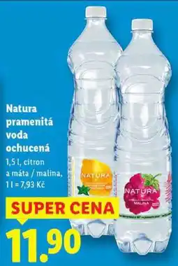 Lidl Natura pramenitá voda ochucená, 1,5 l nabídka