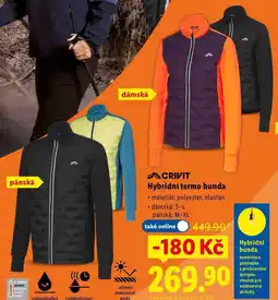 Lidl Hybridní termo bunda nabídka
