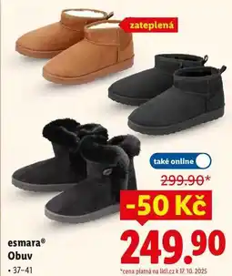 Lidl esmara Obuv nabídka