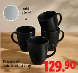 Lidl Silvercrest Sada šálků -4 kusy nabídka