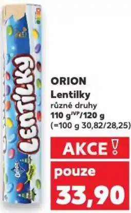 Kaufland ORION Lentilky nabídka