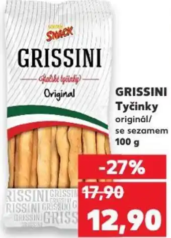 Kaufland GRISSINI Tyčinky originál/ se sezamem nabídka