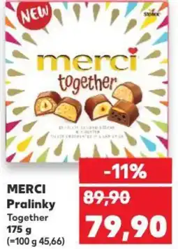 Kaufland MERCI Pralinky Together nabídka