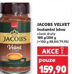 Kaufland JACOBS VELVET Instantní káva nabídka