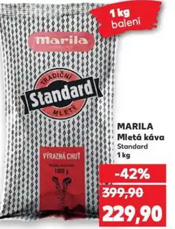 Kaufland MARILA Mletá káva Standard nabídka