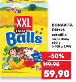 Kaufland BONAVITA Dětské cereálie nabídka