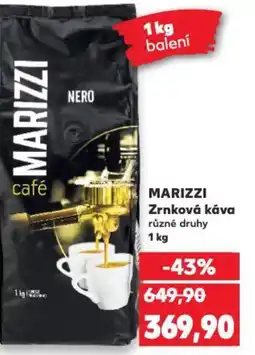Kaufland MARIZZI Zrnková káva nabídka