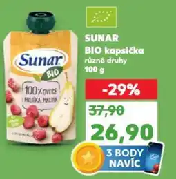 Kaufland SUNAR BIO kapsička nabídka