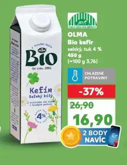 Kaufland OLMA Bio kefir nabídka